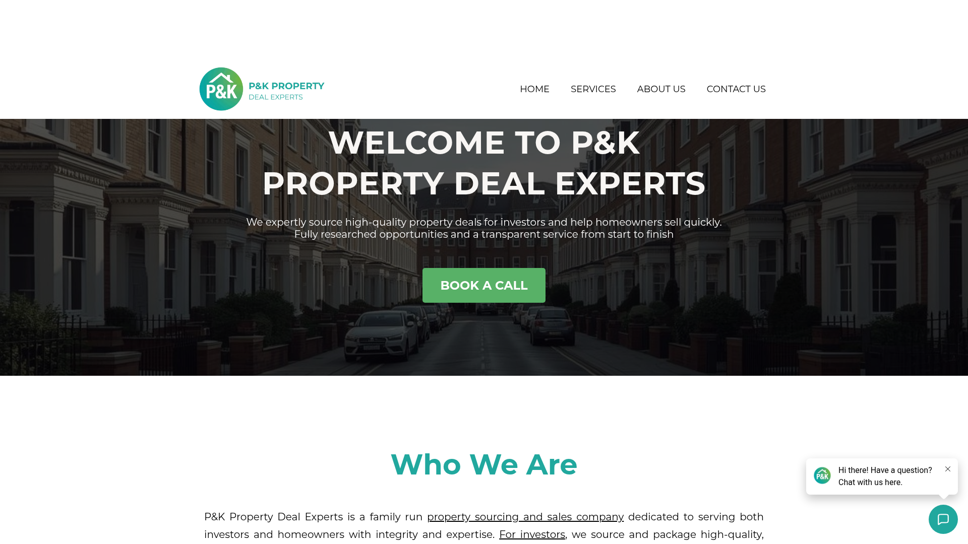 PK Property Group website